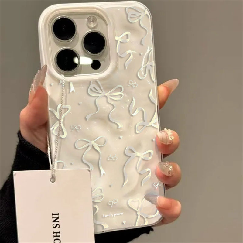 3D Printing Iphone - Moda borboleta arco impressão caso de