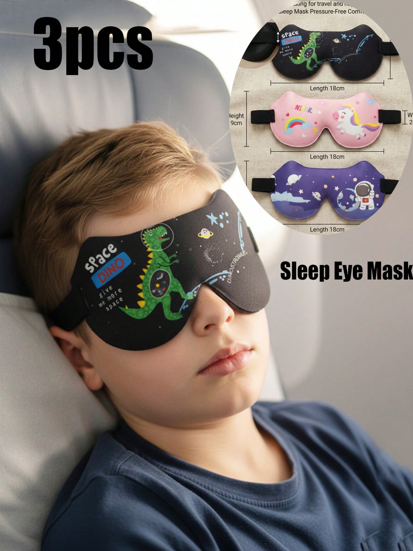 3D Printing Mask - Máscara de olhos 3D estéreo para