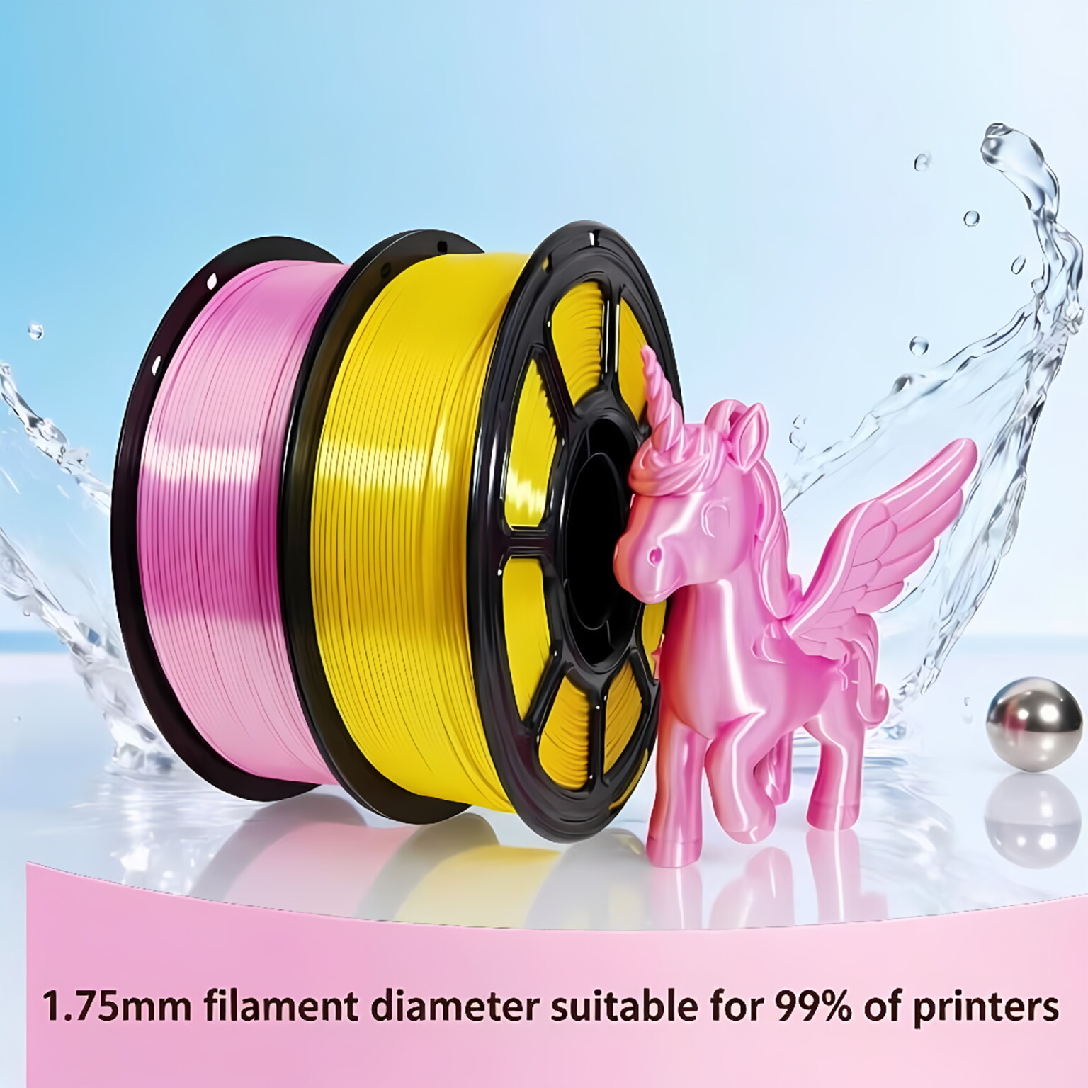 3D Printing Ender - Filamento PLA de Seda 1KG Atacado
