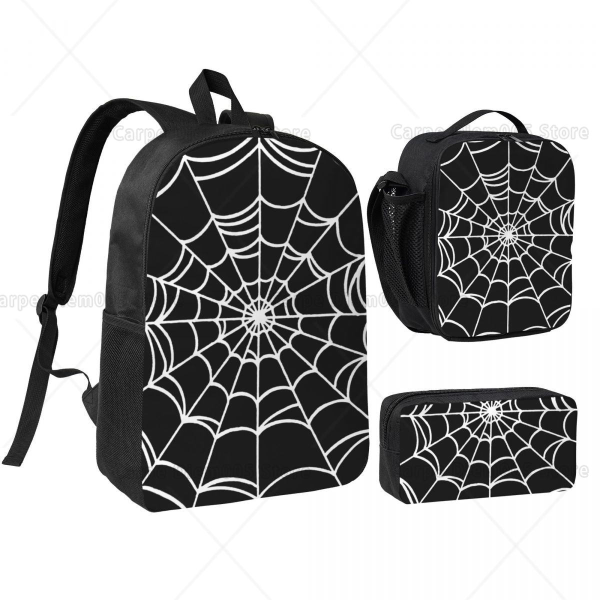 3D Printing Pen For Kids - Preto web aranha imprime mochila conjunto