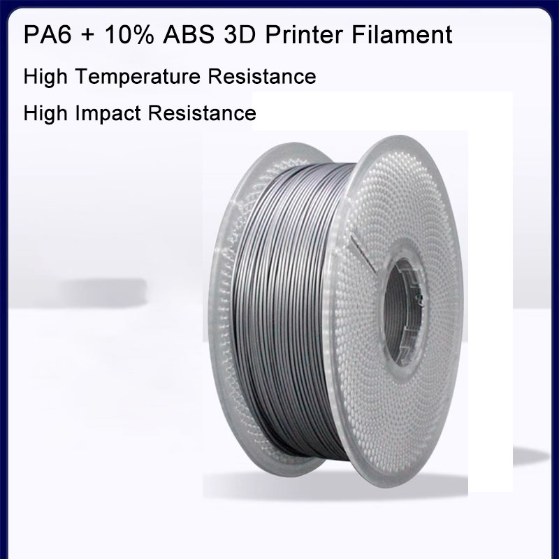 3D Printing High Temperature Materials - Filamento para Impressora 3D PA6+10% ABS,