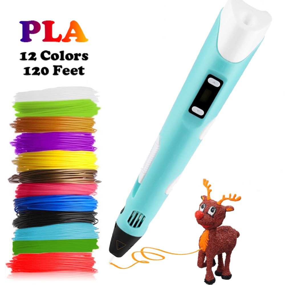 3D Printing Pen For Kids - Dikale-3D Caneta de Impressão com Filamento