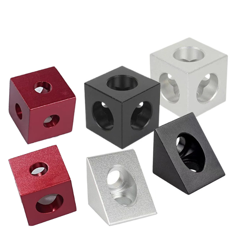 V Slot Aluminum Extrusion - Conector de Canto em Alumínio 90