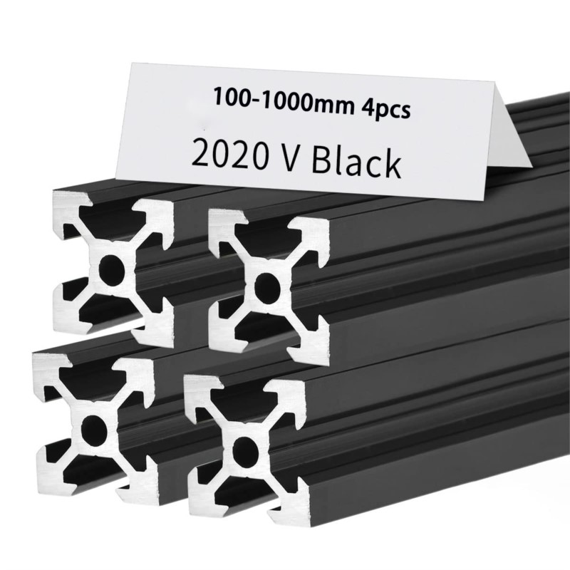 V Slot Aluminum Extrusion - 1/4 peças 2020 v-slot 2020v padrão