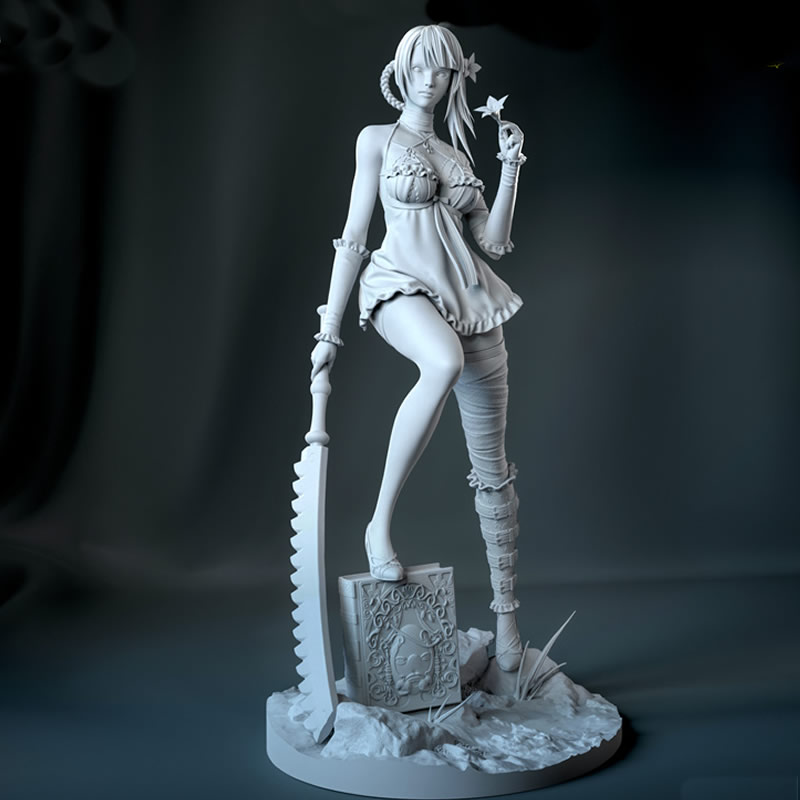 3D Printing Abs - 31cm personagem do jogo 6004 kaine