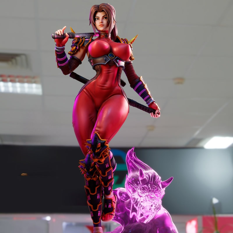 3D Printing Abs - 2 estilos de personagem de jogo