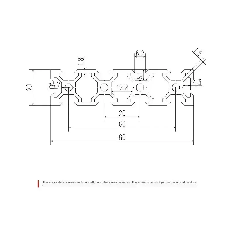 Quadro de perfil de alumínio 2 - V Slot Aluminum Extrusion avaliação e preço