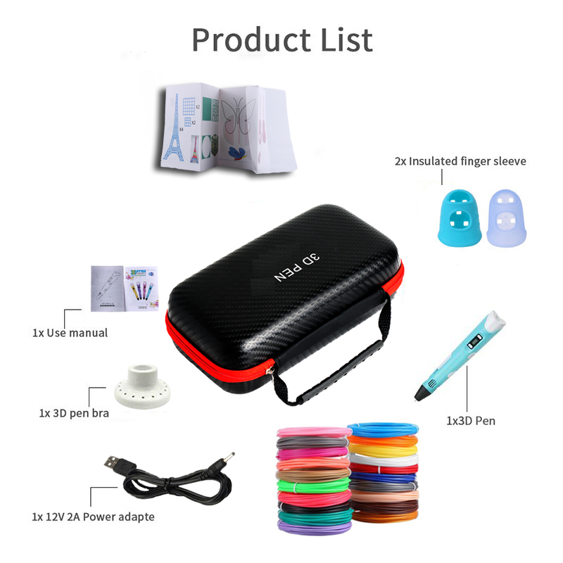Caneta 3D para Crianças, Canet - 3D Printing Pen For Kids avaliação e preço