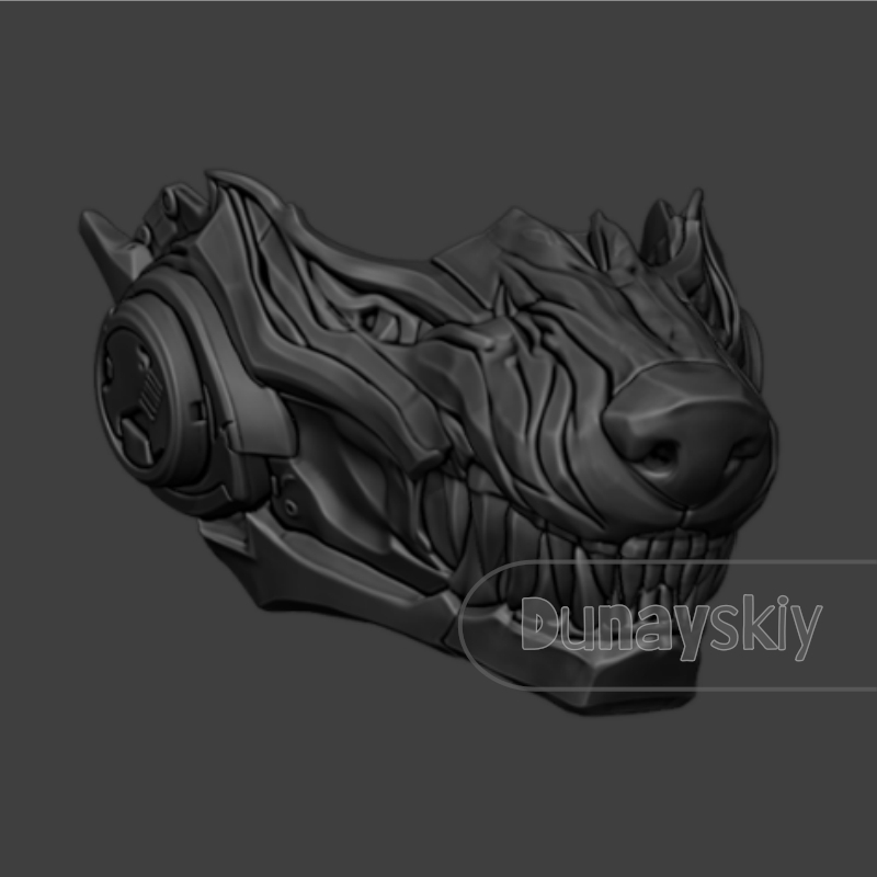 Máscara de Cosplay Valko Wolf  - 3D Printing Mask avaliação e preço