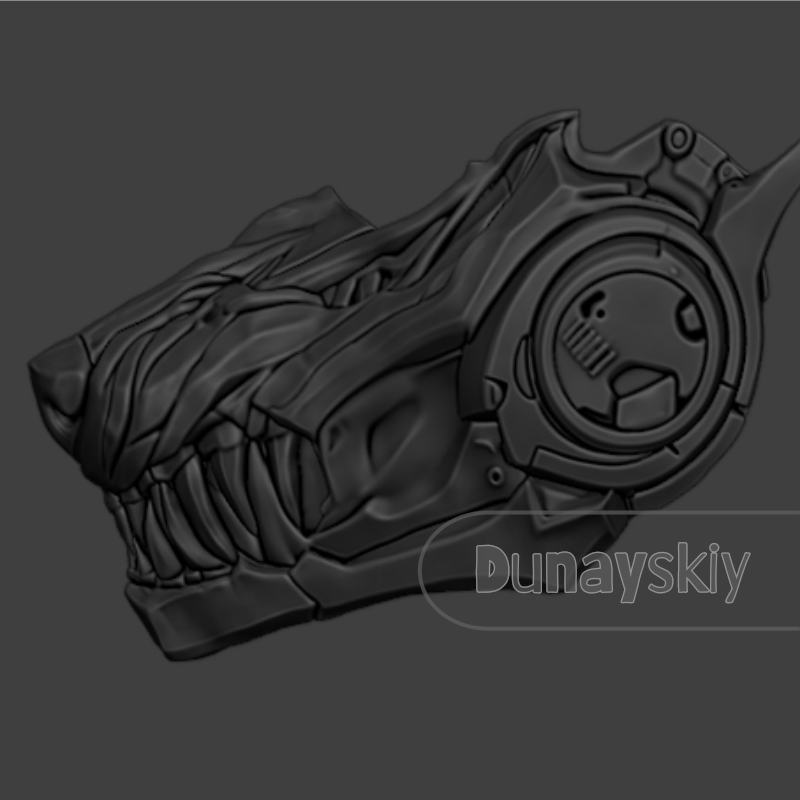 Máscara de Cosplay Valko Wolf  - 3D Printing Mask avaliação e preço