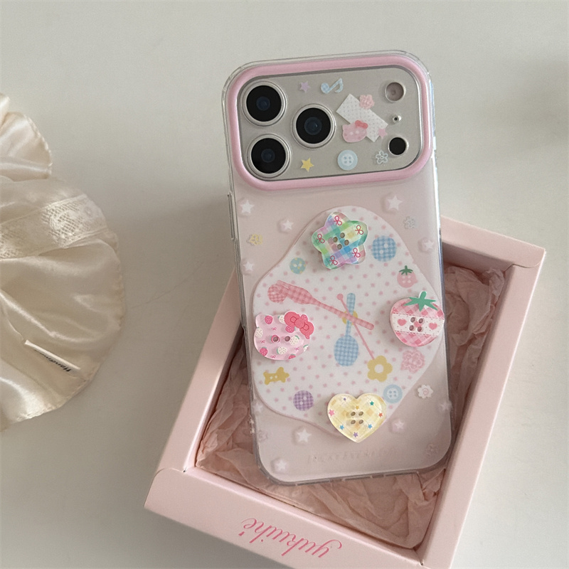 Capa de Celular Kawaii com Est - 3D Printing Iphone avaliação e preço