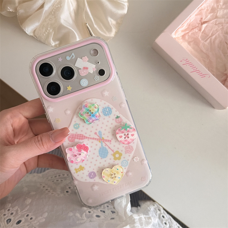 Capa de Celular Kawaii com Est - 3D Printing Iphone avaliação e preço