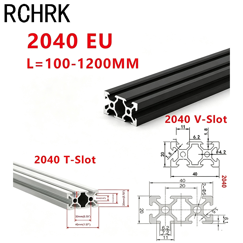 1 Peça Perfil de Alumínio Extr - V Slot Aluminum Extrusion avaliação e preço