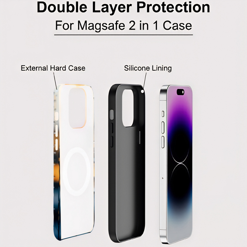 Capa de Telefone 2 em 1 com Es - 3D Printing Iphone avaliação e preço