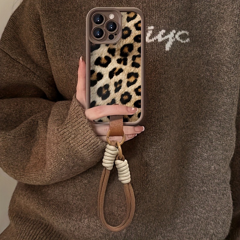 Marrom texturizado leopardo im - 3D Printing Iphone avaliação e preço