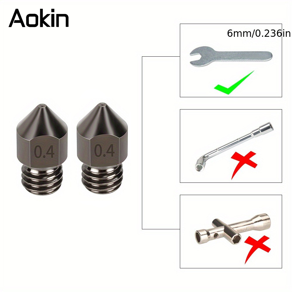 1/5/10 peças bocal mk8 atualiz - 3D Printing Ender avaliação e preço