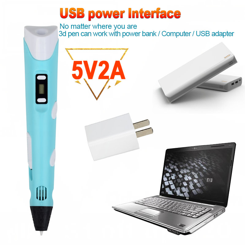 Caneta eletrônica de impressão - 3D Printing Pen For Kids avaliação e preço