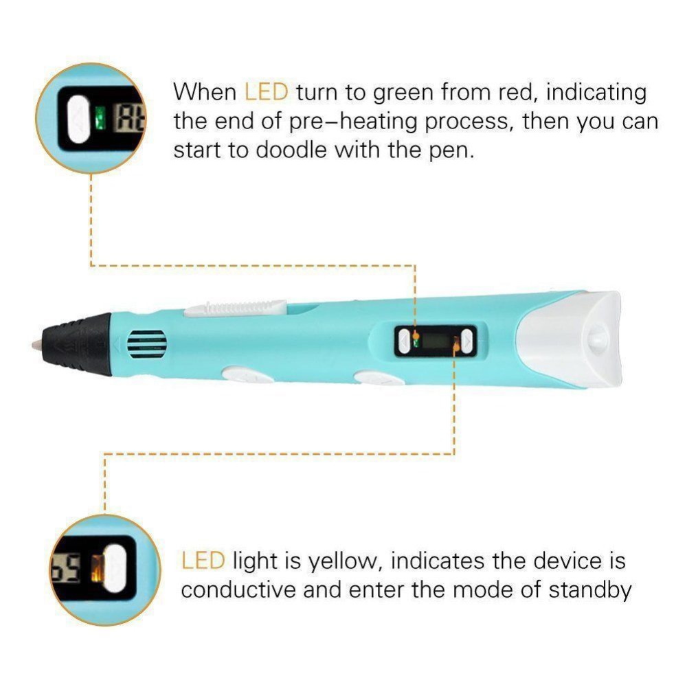 Dikale-3D Caneta de Impressão  - 3D Printing Pen For Kids avaliação e preço