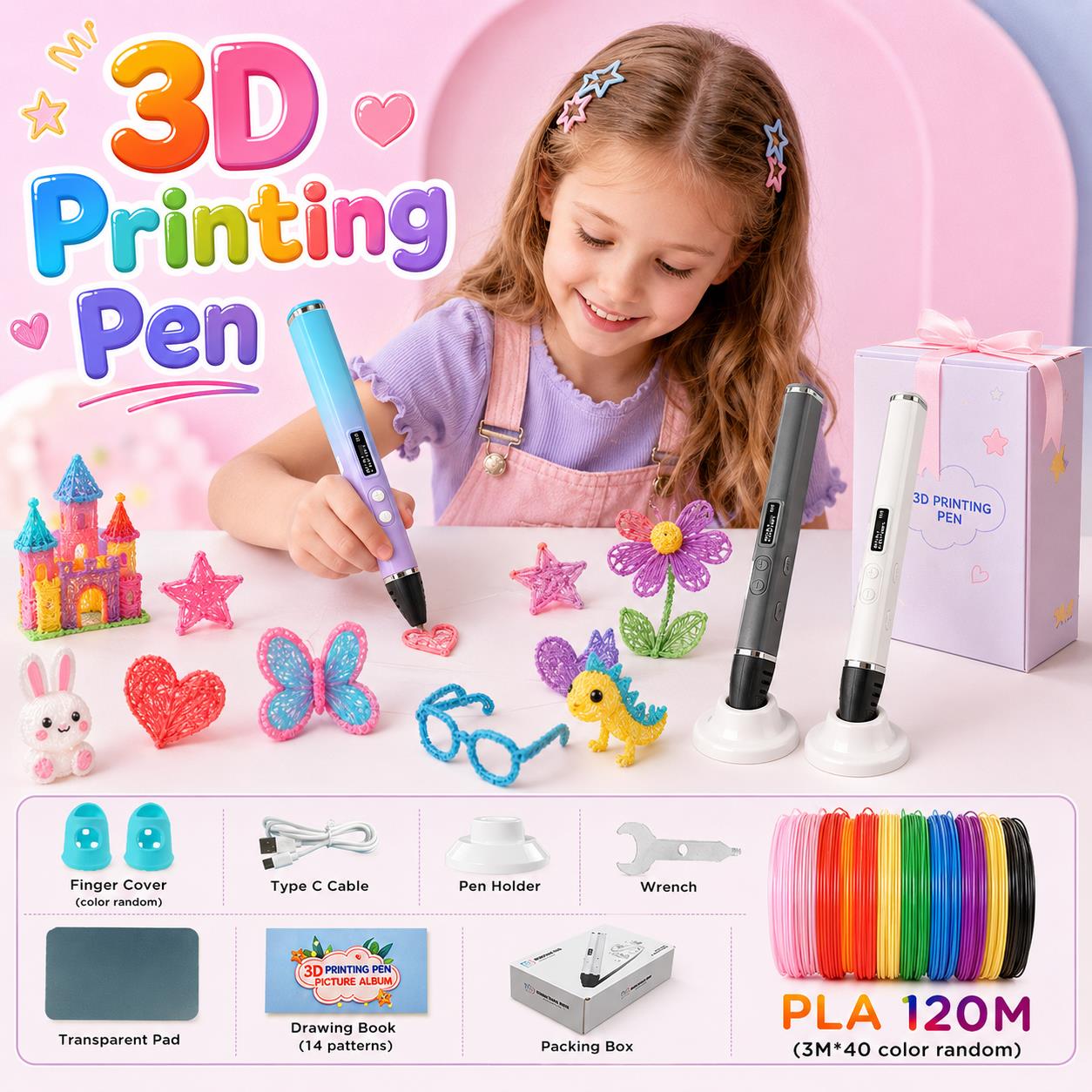 Caneta de Impressão 3D para Cr - 3D Printing Pen For Kids avaliação e preço