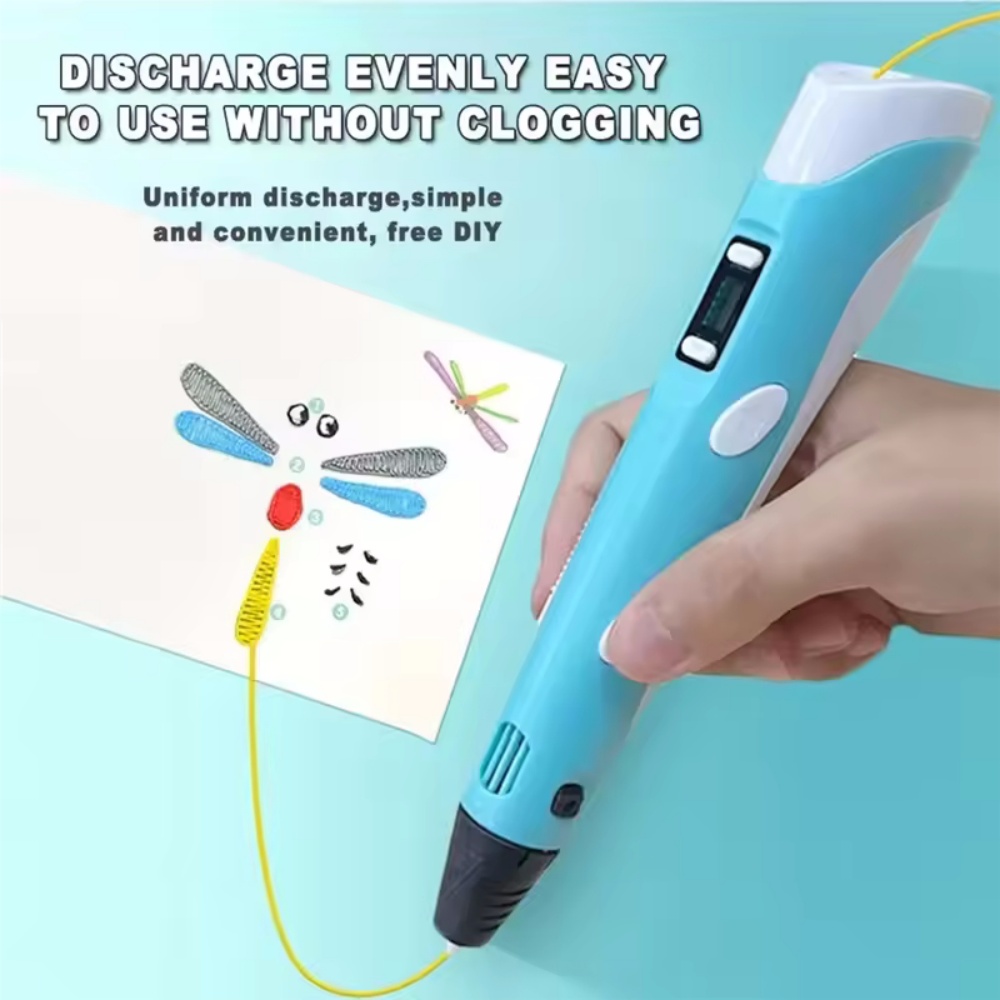 Caneta 3d para crianças, canet - 3D Printing Pen For Kids avaliação e preço