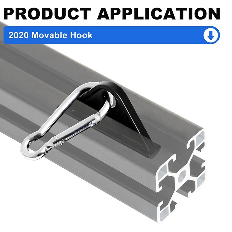 Pacote com 8 Ganchos Deslizant - V Slot Aluminum Extrusion avaliação e preço