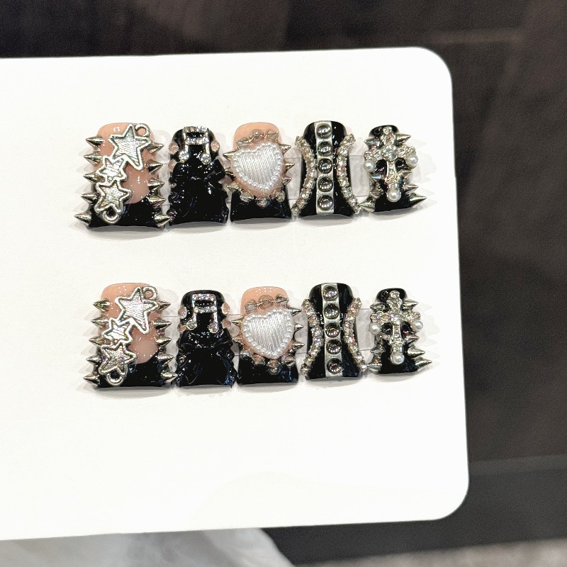 10PCS Unhas Postiças Y2k em Es - 3D Printing Abs avaliação e preço