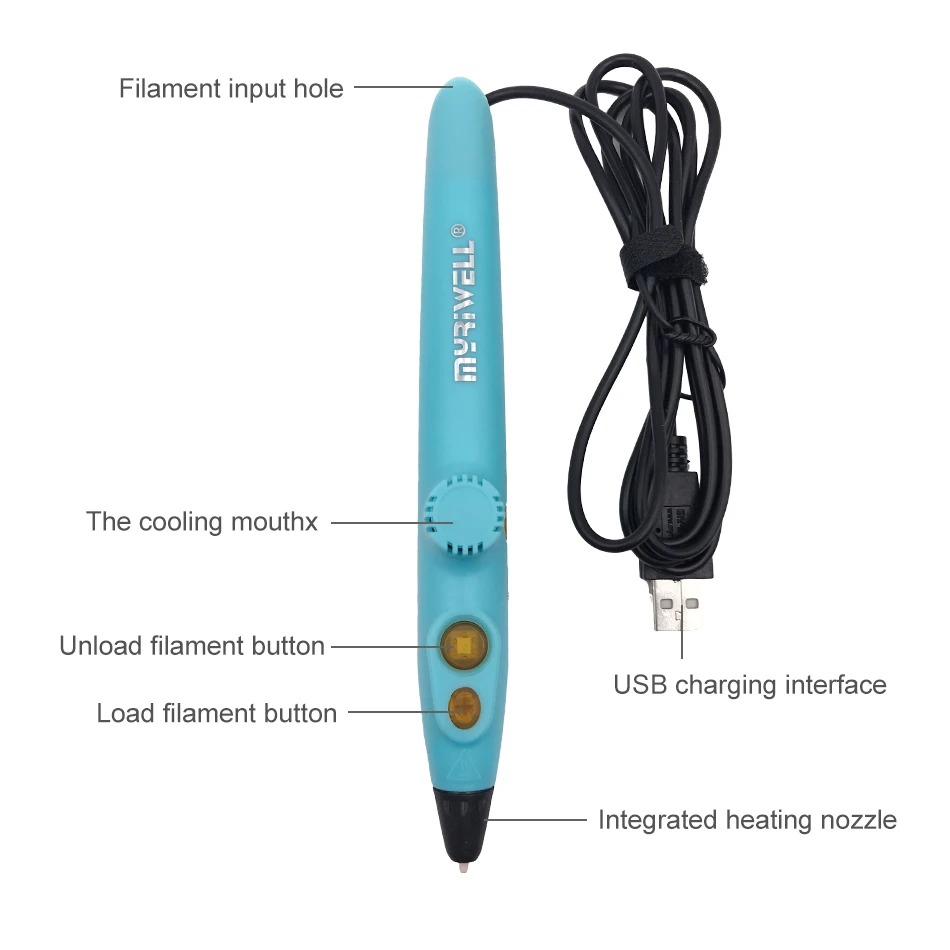 Myriwell mais novo RP-200A can - 3D Printing Pen For Kids avaliação e preço