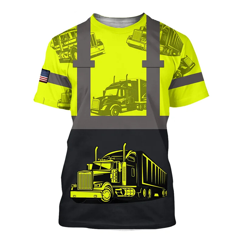 Excavator 3D Print T-shirt For - 3D Printing Operator avaliação e preço