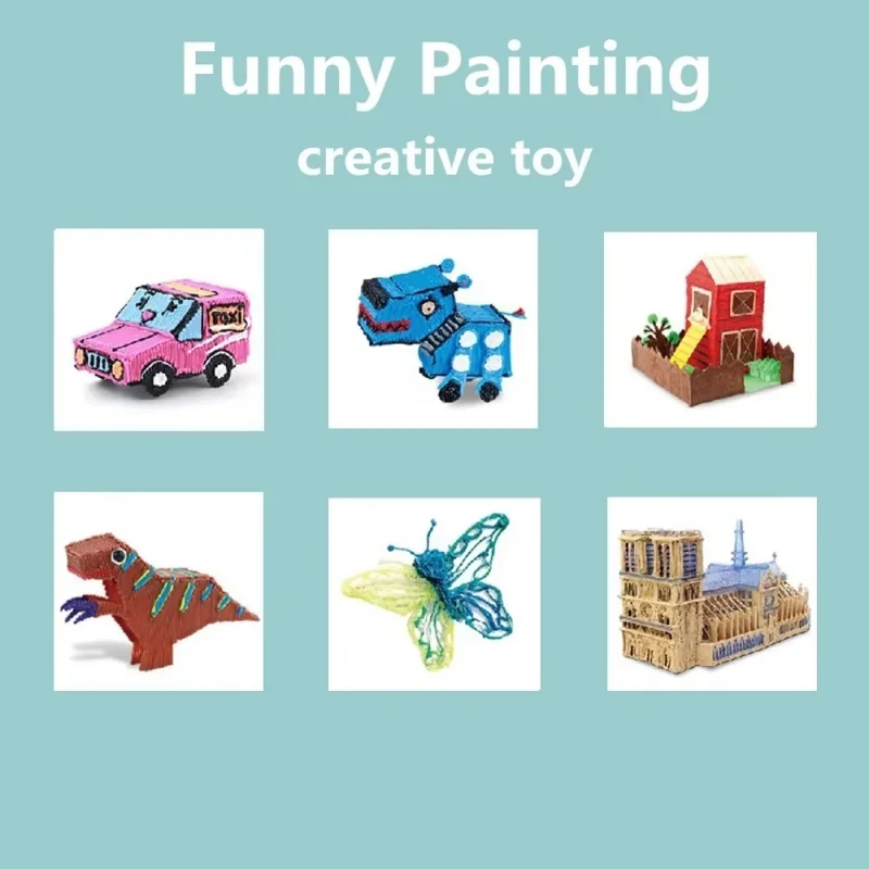 Caneta 3D para crianças, brinq - 3D Printing Pen For Kids avaliação e preço