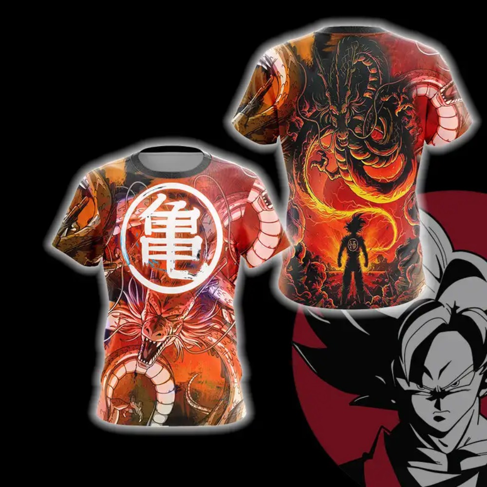 Nova Camiseta 3D Dragon Ball Z - 3D Printing Z Hop avaliação e preço