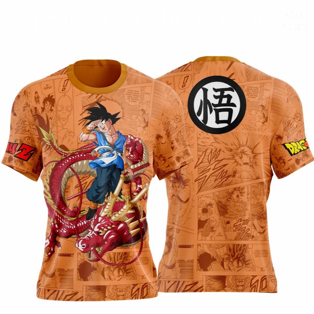 Nova Camiseta 3D Dragon Ball Z - 3D Printing Z Hop avaliação e preço